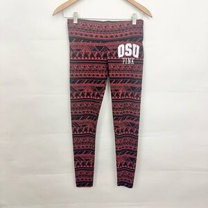 Victoria's Secret PINK OSU collegiate The Ohio State University Aztec leggings